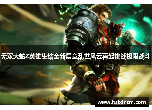 无双大蛇Z英雄集结全新篇章乱世风云再起挑战极限战斗